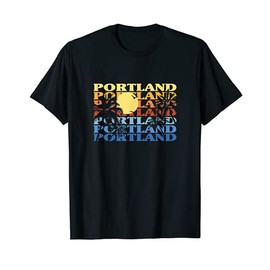 Portland Maine Strandliebhaber ME Beach Bum Portlander Urlaub T-Shirt
