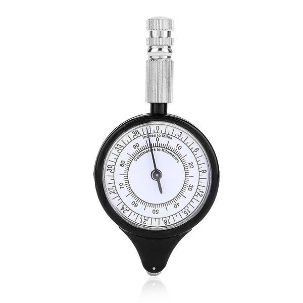 Keenso Outdoor Map Measurer, Portable Aluminium Alloy Mini Map Measurer