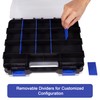 Hardware Organizer Box with 34 Compartments & Removable Dividers -