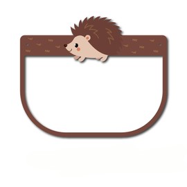 Lightweight Children's Face Shield with Character (Hedgehog)