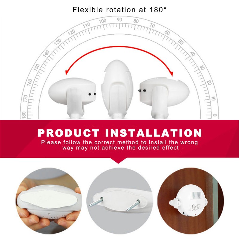 Waytronic Welcome Doorbell Alarm IR Infrared Sensor Voice Prompt Door