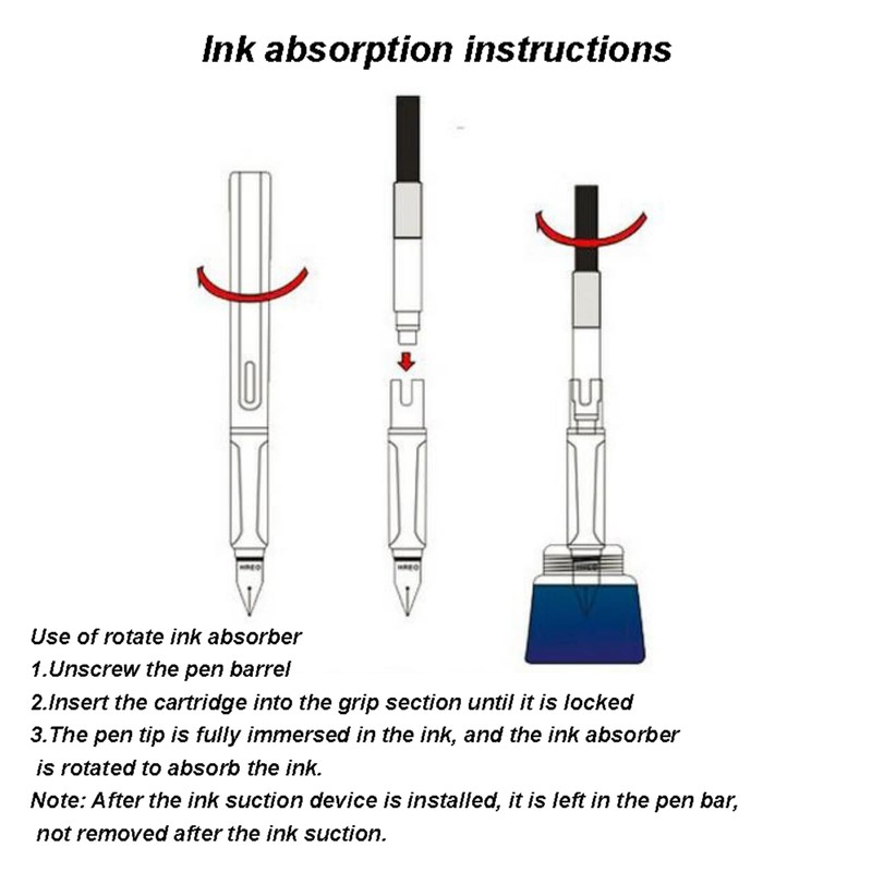 Jinhao 82 Fountain Pen - Acrylic Material Pen Barrel, Iridium