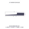 Excel Blades #15 Narrow Saw Hobby Blade, 5 Pack, American