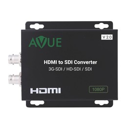 AVUE HDMI to SDI Converter Supports 1080P 1080i 720P 576i 480i Two SDI outputs, Broadcasting Grade
