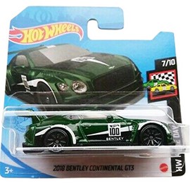 Hot Wheels 2018 Bentley Continental GT3 HW Race Day 7/10 2021 (133/250) Short Card