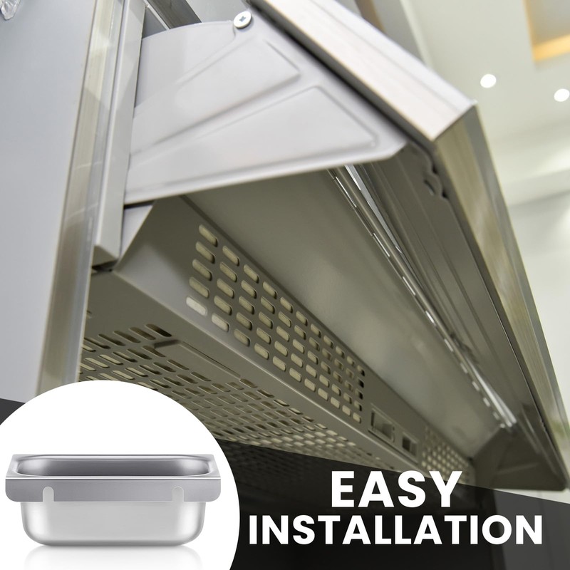 Remerry 2 Pcs Grease Cup Holders for Commercial Kitchens Removable