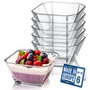 Glass Bowls for Kitchen Prep, Modern Serving Dishes for Dessert,