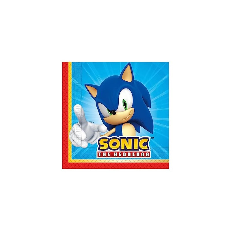 20 napkins Sonic Party