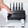 Sanwa Supply SW-US44HMG USB 2.0 Manual Switcher with Magnet (With