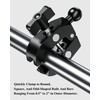 BRCOVAN Aluminum Alloy Handlebar Clamp Mount Base with 17mm TPU