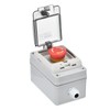 sourcing map IP67 Push Button Box ABS E Stop Button