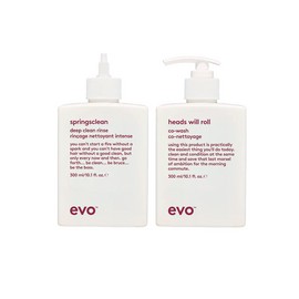 Evo Heads Will Roll Co-Wash and Deep Clean Rinse 300ml Bundle