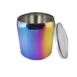 Cambridge Silversmiths 3-Quart Insulated Stainless Steel Ice Bucket, 0, RAINBOW