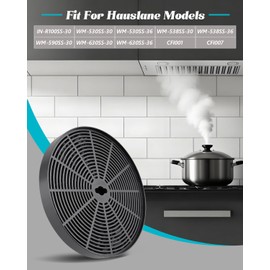 Range Hood Filter Fit for Hauslane Models IN-R100SS-30 WM-530SS-30 WM-530SS-36 WM-538SS-30 WM-538SS-36 WM-590SS-30 WM-630SS-30 WM-630SS-36 CFI001 CFI007, 4 Packs