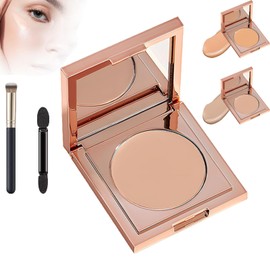 Colored Clay CC Undereye Corrector, Under Eye Color Corrector for Dark Circles with Brush, Under Eye Concealer,Conceal Hydrating Concealer for Women (1PCS-Light skin)