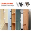50 Pack 25 Pairs 1/2" Overlay Cabinet Door Hinges -