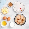 AVLA Chicken Egg Basket, Black Wire Egg Collection Baskes with