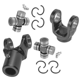 Caltric 2x Front Drive Shaft Yoke w/ U-joint for Polaris Ranger 570 EFI 4x4 2014-2020