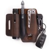 Gentlestache Multitool Sheath for Belt, Leather EDC Pocket Organizer for