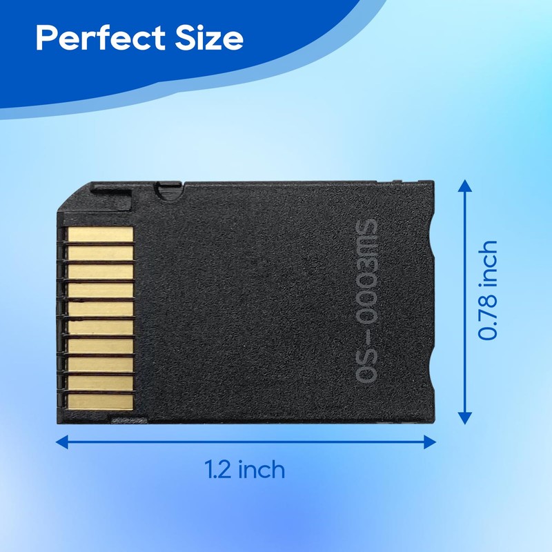 UCEC PSP Memory Stick Adapter, Micro SD/SDHC/SDXC to Memory Stick