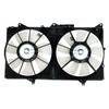 Azuresea Dual Radiator Cooling Fan Blade Assembly Set for Lexus