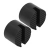 2Pcs Rubber Jack Pad Slotted Adapter Trolley Vehicle Lift Axle