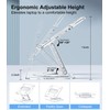 MCHOSE Acrylic Laptop Stand for Desk with 360 Rotating Base