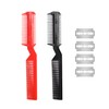 2 Pieces Of Broken Hair Combs, Plastic Combs, Hair Cutting
