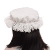 BLESSUME Women's Colonial Mob Hat White