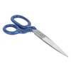 Carpet Scissors Blue 7.1in Stainless Steel Blade Ergonomic Curved Handle