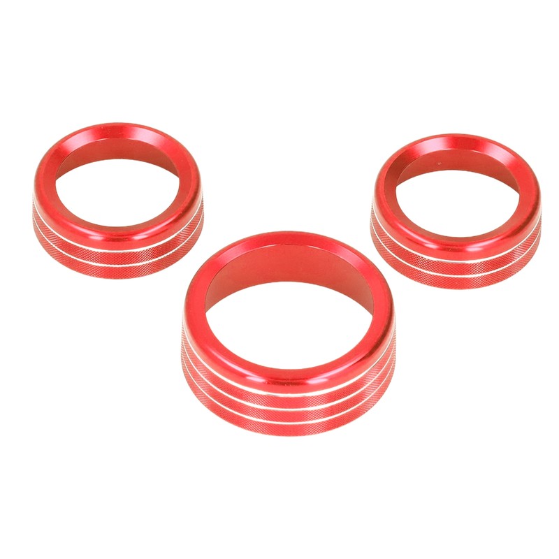 Air Conditioner Switch CD Button Knob Cover Trim Aluminium Alloy