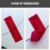 Non Transfer Tamper Evident Security Warranty Void Seals/Stickers High Security