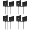 FMhotu 6x6 Concrete Post Base(4 PCS), Deck Post Base Holder