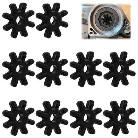 Pack of 10 Car Steering Column Coupling, Gears 563152K000FFF, Flexible Plastic Socket for Steering, Replacement Gear Intermediate Lever, Repair Part to Reduce Backlash and Vibration in Steering System