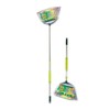 Pine-Sol Indoor Jumbo Broom with Long, Stainless Steel Collapsible Handle