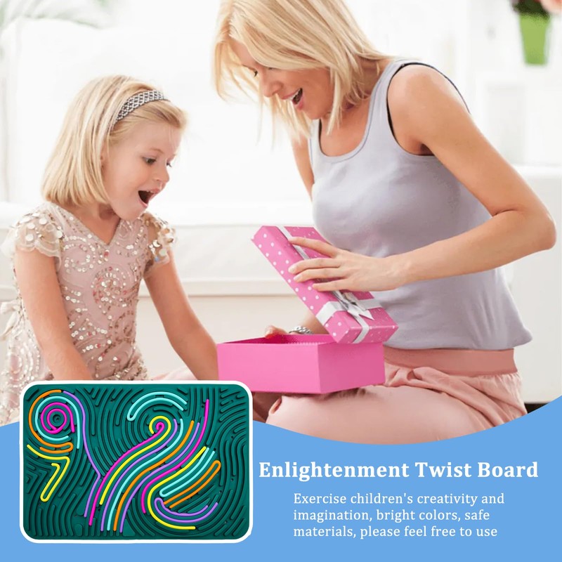 Sensorik Activity Board Silikon, 30x20cm Sensorik Activity Board, Montessori Spielzeug