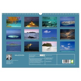MALEDIVEN (Wandkalender 2026 DIN A3 quer), CALVENDO Monatskalender: Perlen im Indischen Ozean (CALVENDO Orte)