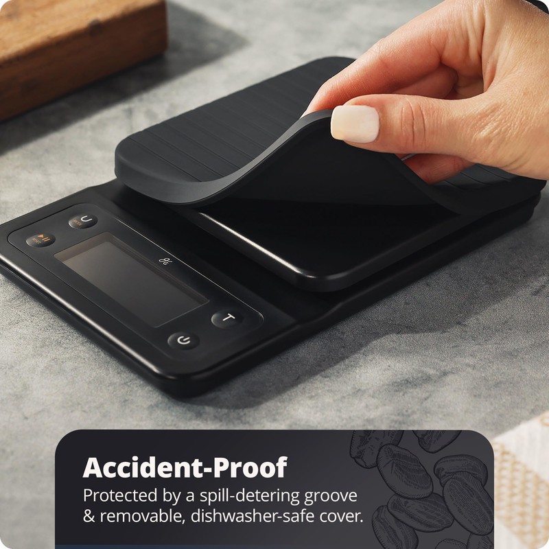 Greater Goods Coffee Scale with Timer – 0.1g Precision Digital