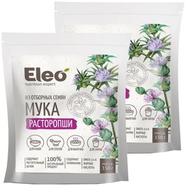 Eleo Siberian All Natural Gluten Free Milk Thistle Seeds Flour 150g / 5.29oz - Set of 2