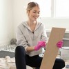 FRAMAR GLV-PP-SML Nitrile Gloves, Pink Pose, 100 Pieces, S
