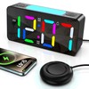 RGB Extra Loud Alarm Clock for Heavy Sleeper Hearing Impaired