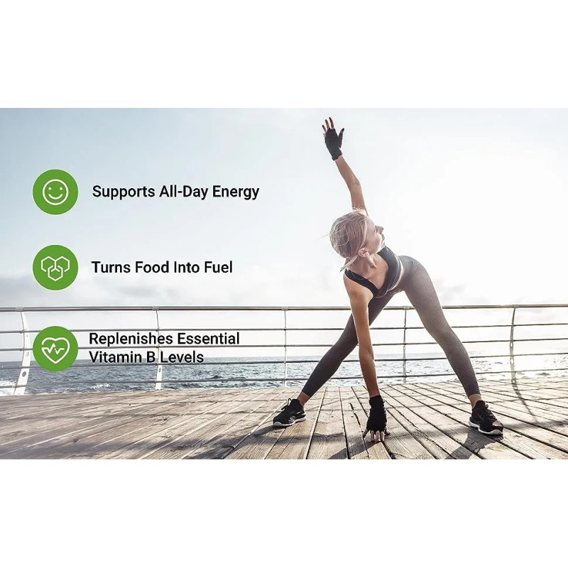 Vitamina B1 Complex Con Benfotiamina240 Cápsulas Hecho Usa Sabor S/n