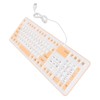 Foldable Silicone Keyboard 106 Keys Waterproof Dustproof Foldable USB Wired
