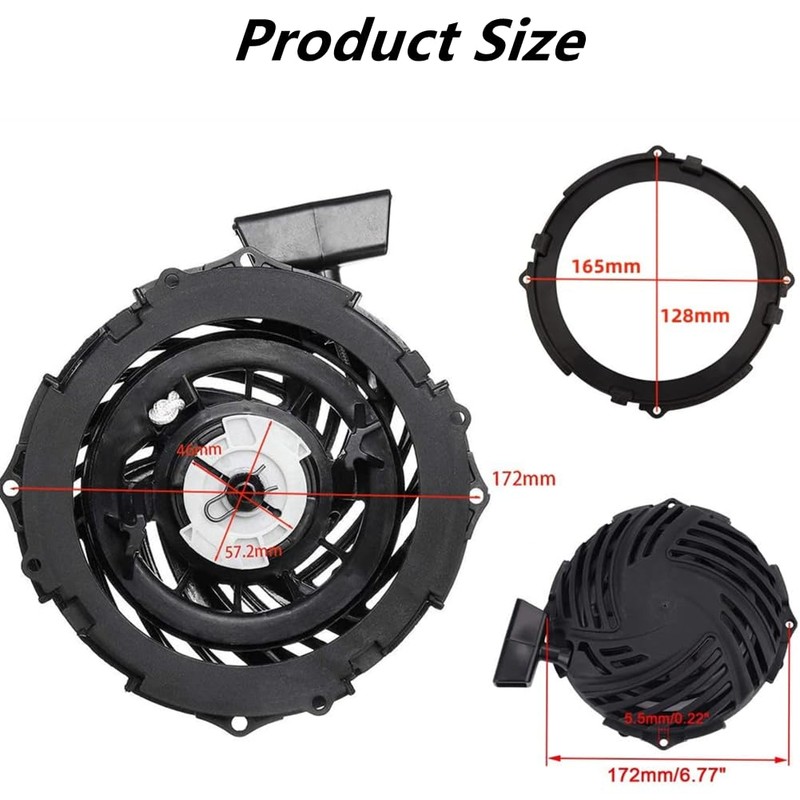 Nicoone Pull Starter for Briggs & Stratton Lawnmower 08P502,093J02,09P602 and