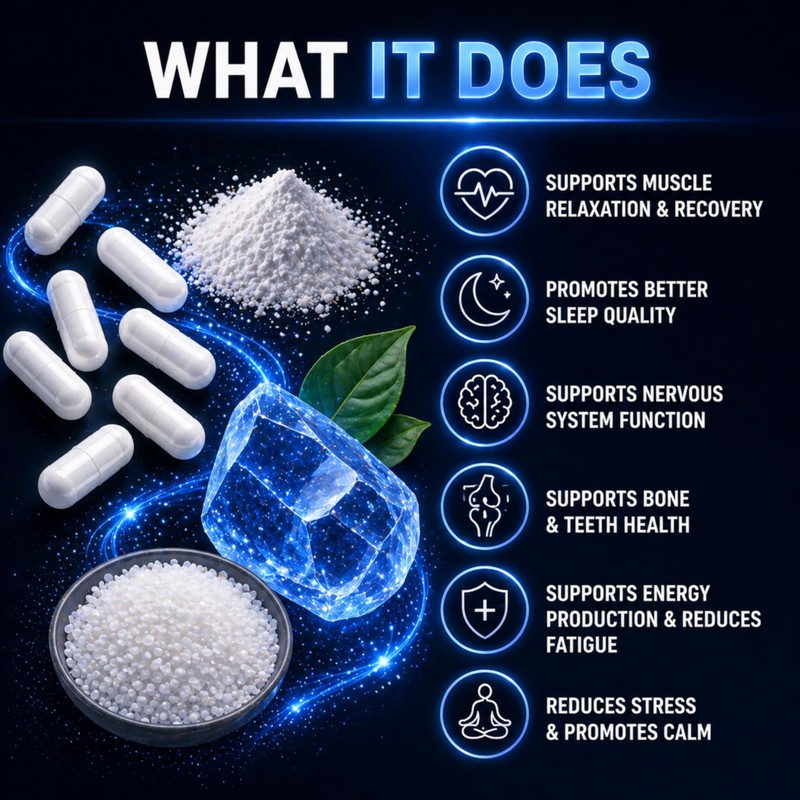 Puretrex Magnesium Glycinate 8 in 1 Complex, High Absorption Magnesium