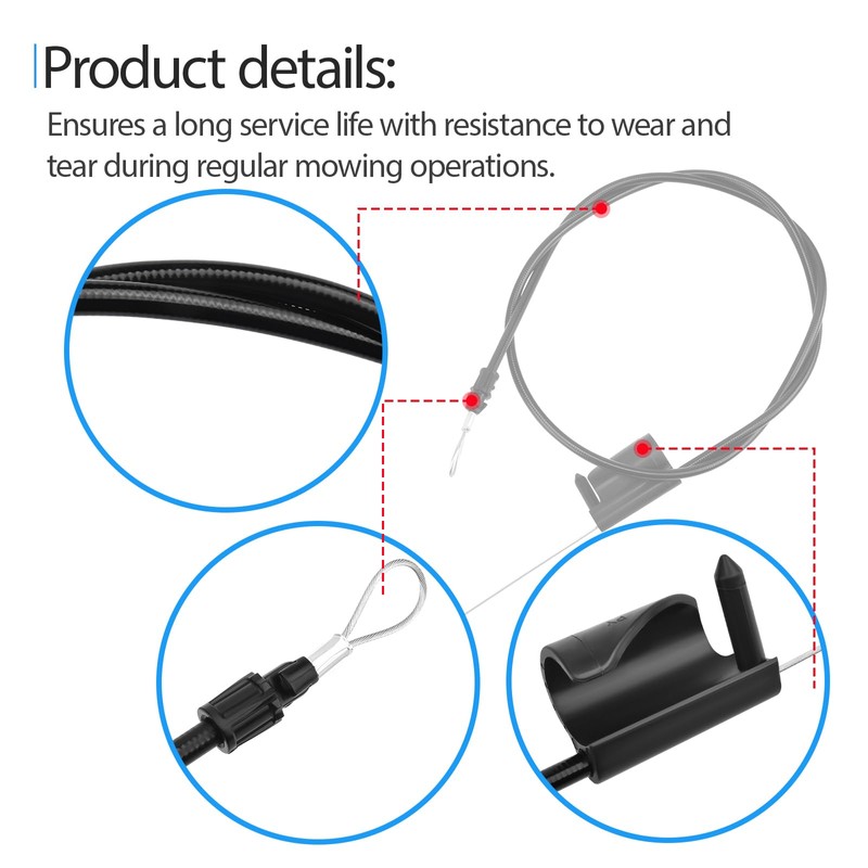 Speed Drive Cable Replace 946-05121A Compatible with MTD M310/Craftsman M320/Columbia