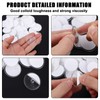 100 Pcs Adhesive Ceiling Hooks,Round Suction Cup Hooks for Hanging,Ceiling