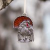 Danforth Hanging Turkey Ornament – Handcrafted Pewter Turkey Ornaments for