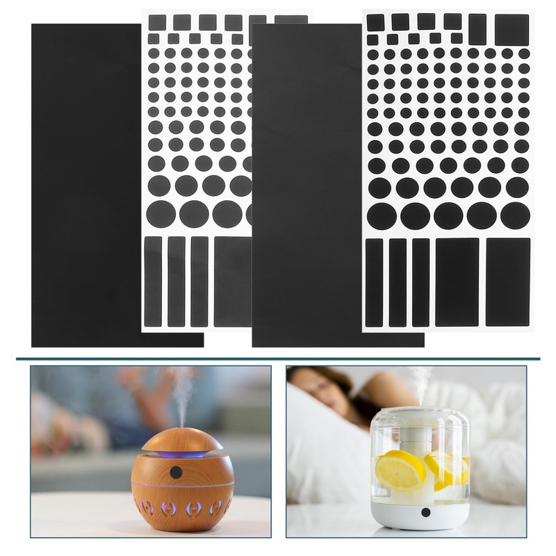 OSALADI 4sheets Led Light Blocking Strips of Dimming Stickers for