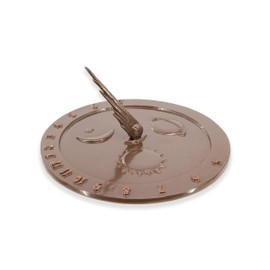 Montague Metal Products - Celestial Sundial Clock - Cast Metal Aluminum - Cast Metal 10.5″ Celestial Sundial - Garden Outdoor Decor - Sundial